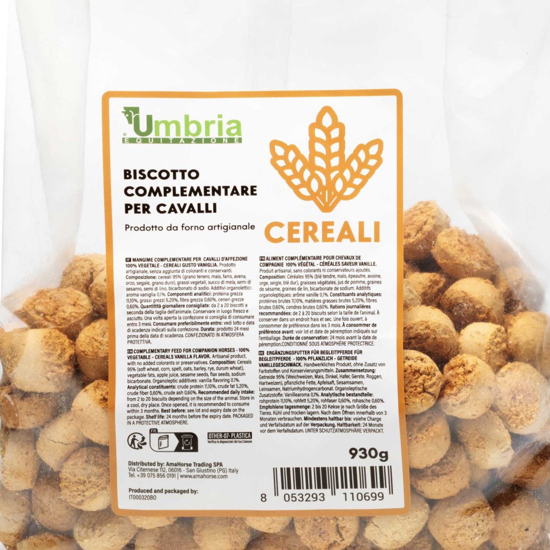 Equitime Saddlery Online BISCOTTO VEGETALE PER CAVALLI CON CEREALI(930 GR) 9,43&nbsp;€