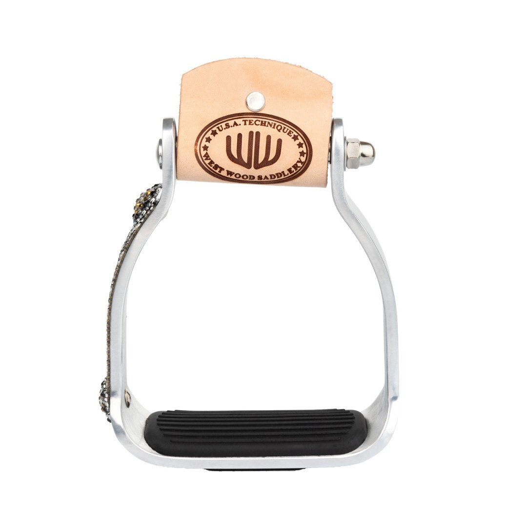 Equitime Saddlery Online Staffa western decorata in alluminio 155,33&nbsp;€