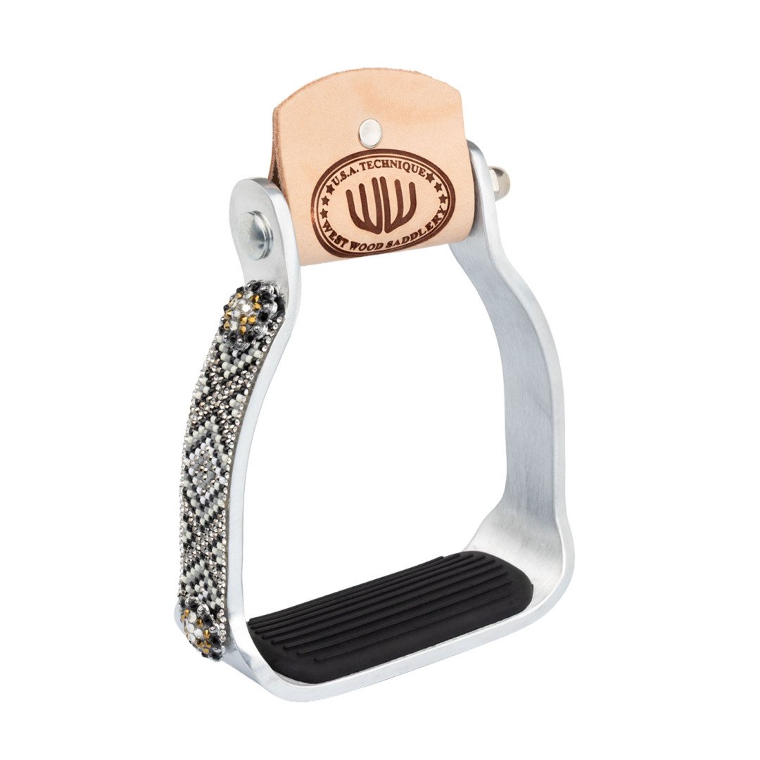 Equitime Saddlery Online Staffa western decorata in alluminio 155,33&nbsp;€
