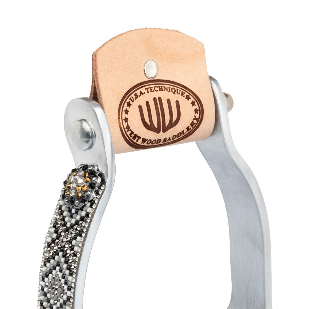 Equitime Saddlery Online Staffa western decorata in alluminio 155,33&nbsp;€
