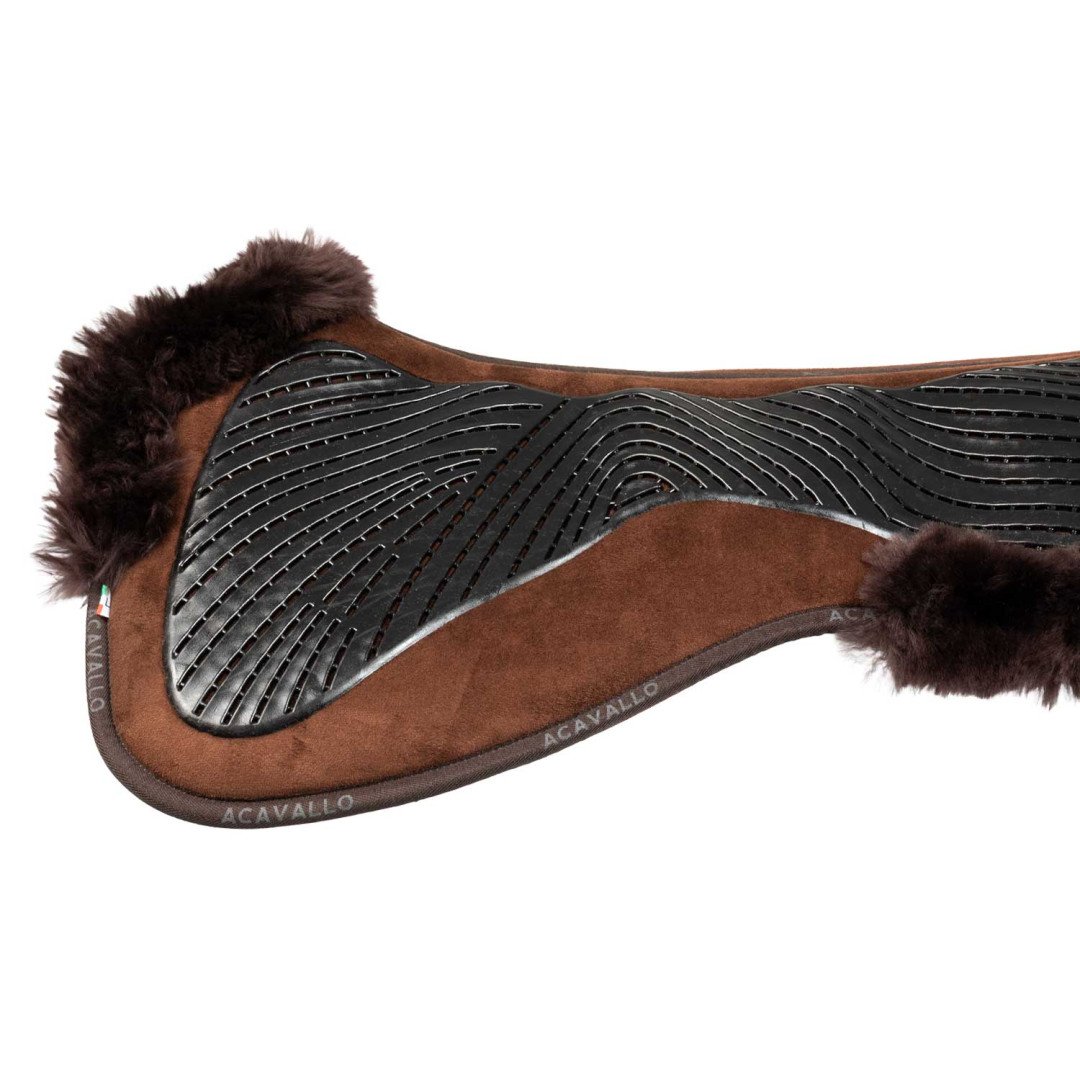 Compensatore dressage MF-S JCCS-S CW-CS camoscio montone cut-out grip gel flat