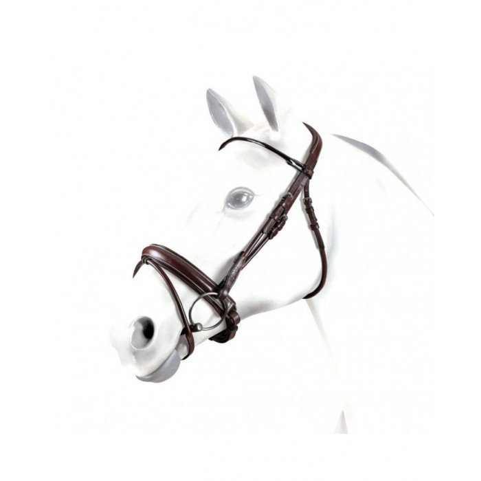 cabezadas  Cabezadas Equipe con frontalera tubular, testera anatómica “no-stress” y muserola ancha, con boquilla 228,69 €