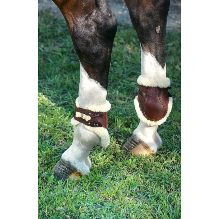 Caneleiras e dedos  Bota Equipe Fetlock com alfinetes internos de pele de cordeiro 130,33 € Caneleiras e dedos  Bota Equipe Fetlock com alfinetes internos de pele de cordeiro 130,33 €