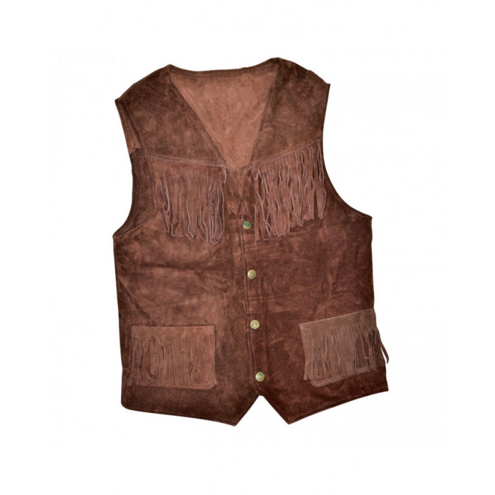 Colete  Franjas de colete de couro camurça C 67,13 € Colete  Franjas de colete de couro camurça C 67,13 €
