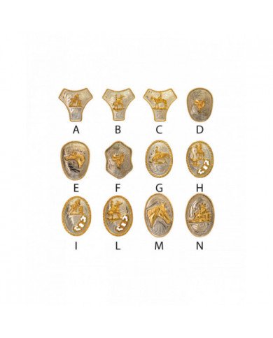 Boluses Bolo Leather Enamelled Plate 30,25&nbsp;€