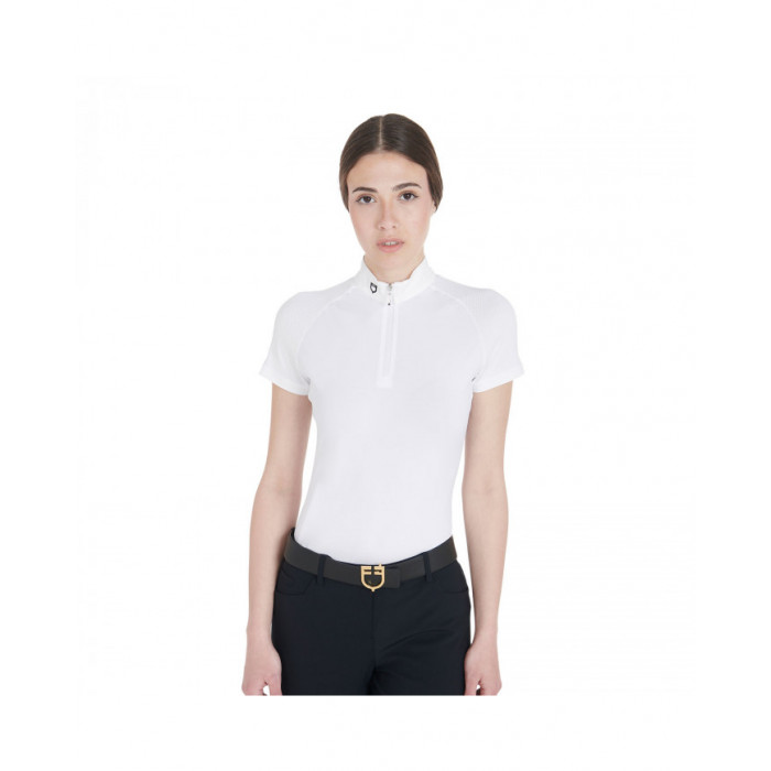 Polo de compétition  Polo Femme Zip Manches Courtes Maille Modèle Taline 63,93 € Polo de compétition  Polo Femme Zip Manches Courtes Maille Modèle Taline 63,93 €