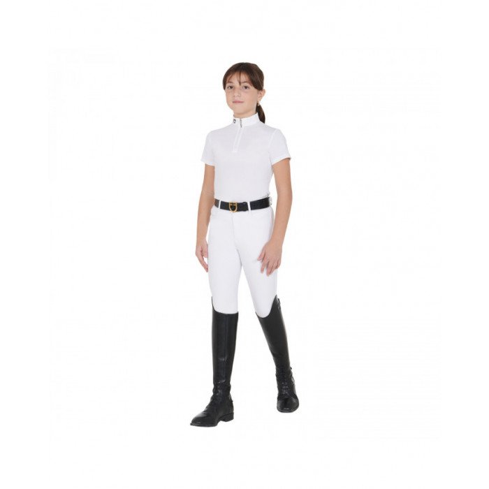 Polo da concorso Bambini Monta Inglese Polo Bambina Zip Manica Corta Modello Lusineh 55,33&nbsp;€