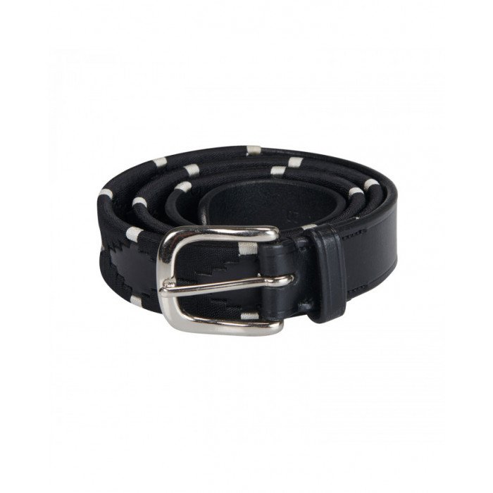 Belts  Leather Belt With Black and White Embroidery 36,89 €