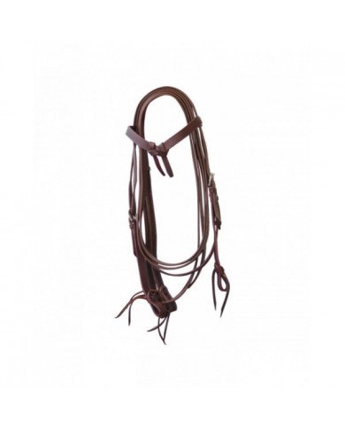 Testiere Monta Western  Testiera Fiocco Cuoio Liscio C redini 48,28 €