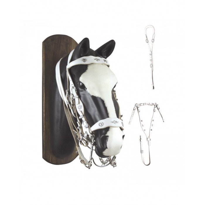 cabezadas  Cabezada Portuguesa Blanca C pechopetral E Undertail 193,03 €