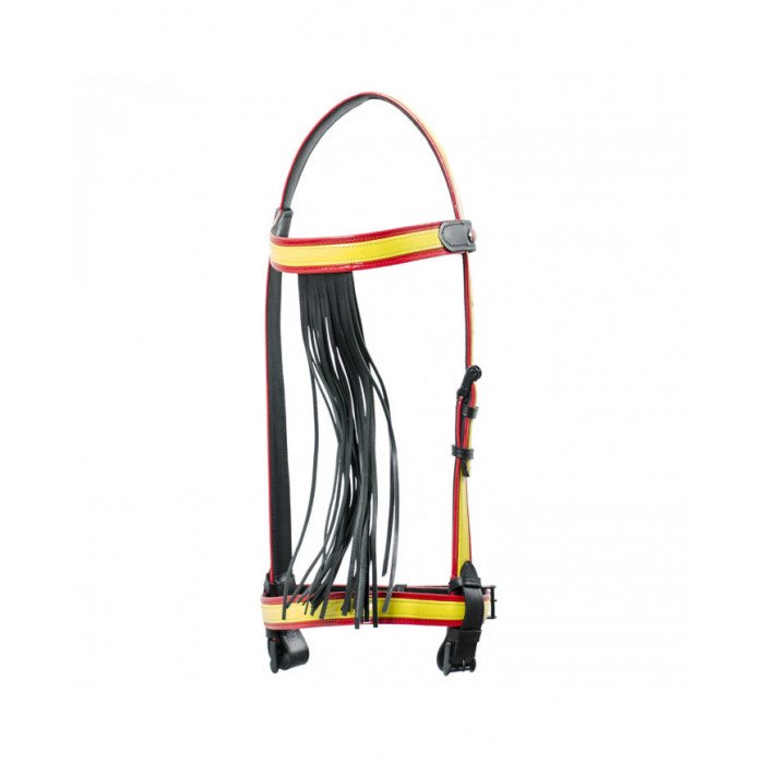 Briglie  Briglia Vaquera Giallo rosso giallo C frange 75,82 €