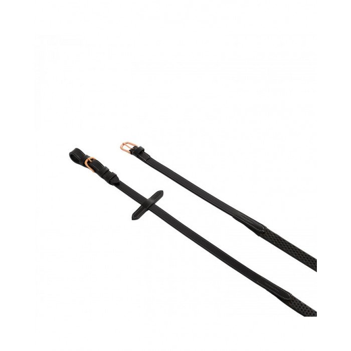 Redini Monta Inglese Redini Equestro Gomma 19 Cm Modello Kris Rose Gold Fittings 49,17&nbsp;€