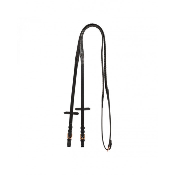 rédeas rédeas de borracha Equestro 19 cm modelo Kris Rose Gold acessórios 49,17&nbsp;€