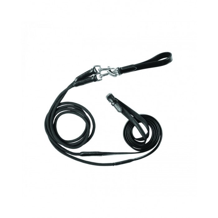 riendas  riendas De Vuelta En Doble Cuero Y Cuerda 57,70 €