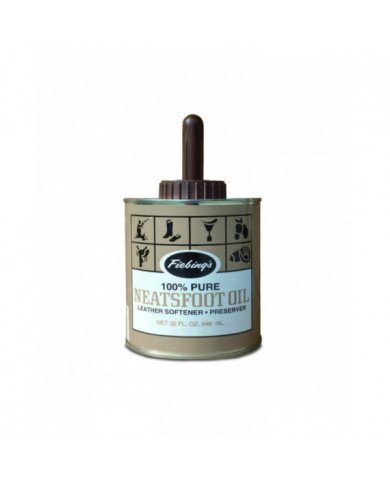 Cura del Cuoio  Olio Cuoio 100% Pure Neatsfoot Oil 946 Ml Con Applicatore 33,20 €