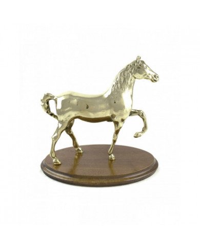Brass items  Horse Trophy Brass Wood Base 49,10 €