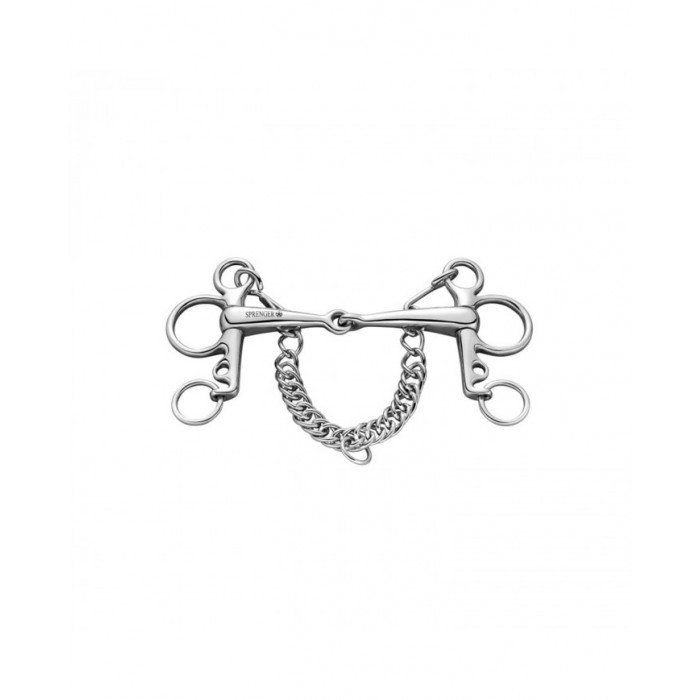 Mors  Pony Pelham Inox 16mm Simple J W4.5cm Joues 66,80 €