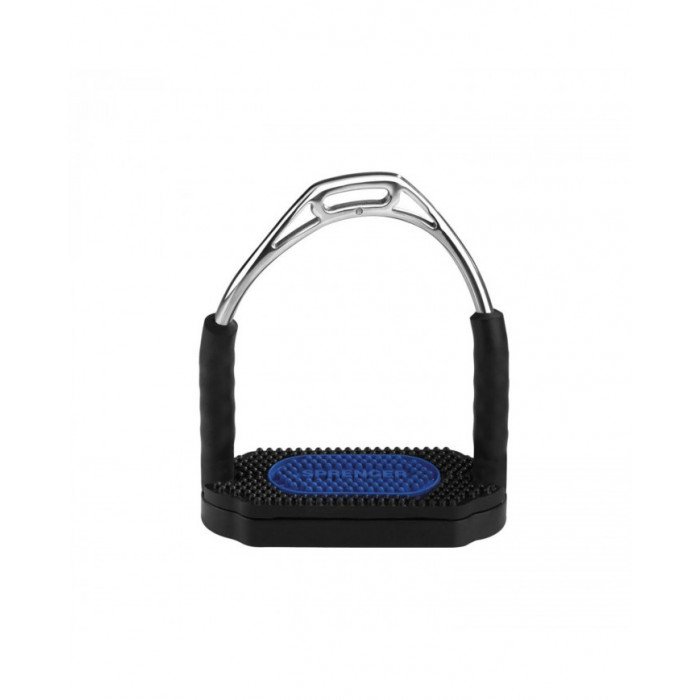 Stirrup  Hs Bow Balance Stirrups. Stst With Black blue Pad 41 4 252,38 €