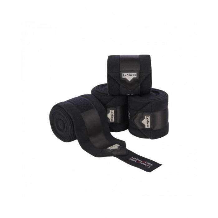 Bandes Loire Satin Polo Bandages Pony Noir Lot De 4 45,76&nbsp;€
