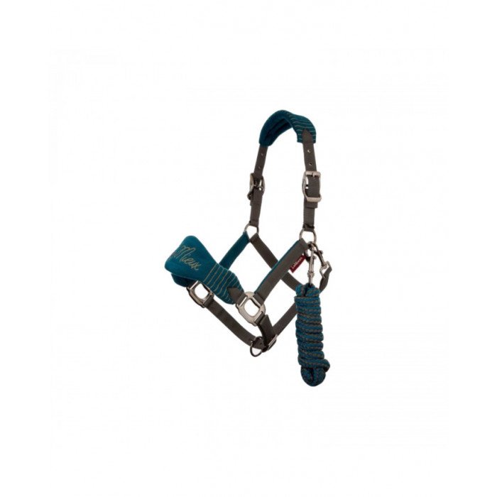 cabezada Vogue Fleece Headcollar & Rope Peacock Grey Pony 35,52&nbsp;€