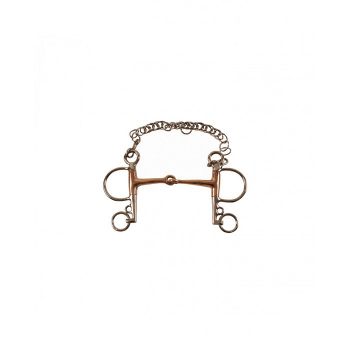 Freios  Pelham pescoço de cobre de aço inoxidável completo 40,57 €