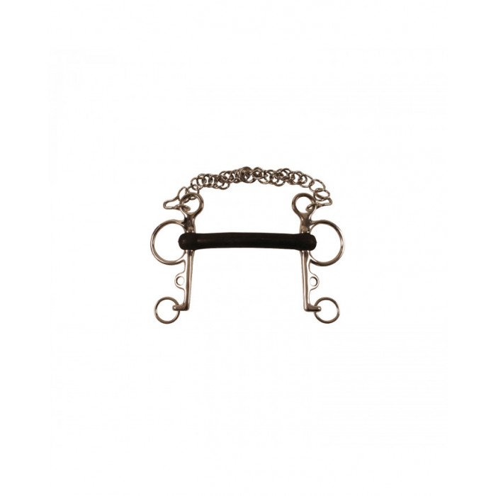 Bocado  Pelham Inox Toda Goma Rígida 38,11 €