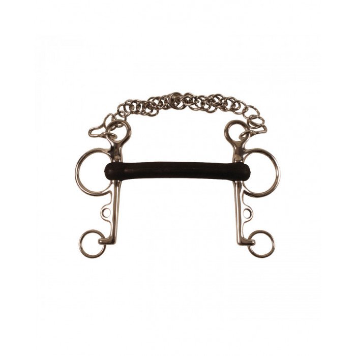 Bocado  Pelham Inox Toda Goma Flex 38,11 €