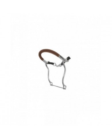 Hackamore Monta Inglese Hackamore Inox Aste Lunghe C Nasalina Gomma 40,57&nbsp;€