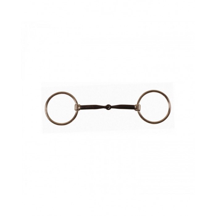 Mors  Anneaux de Filet Western Inserts en Cuivre et Fer Noir 30,95 €