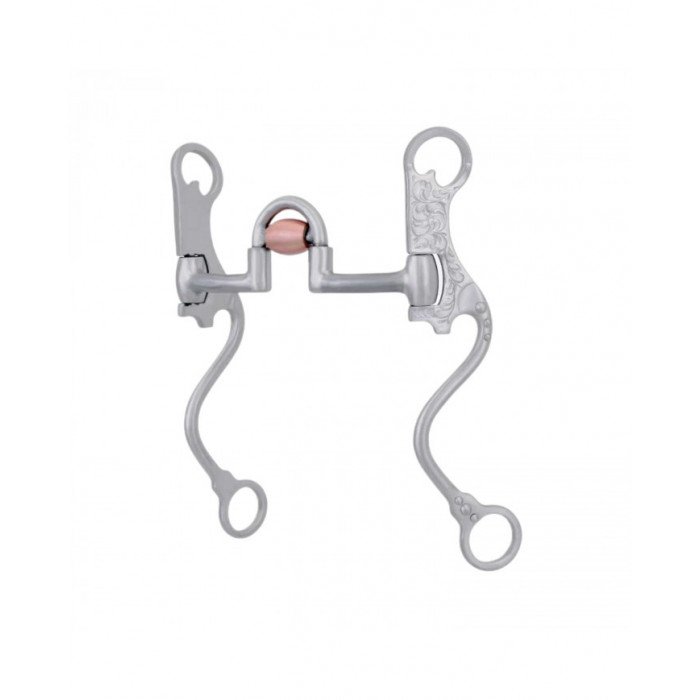 Mors  Mors Correctionnel Avec Rouleau Cuivre Décoré Tiges Courbes 11mm 142,21 €