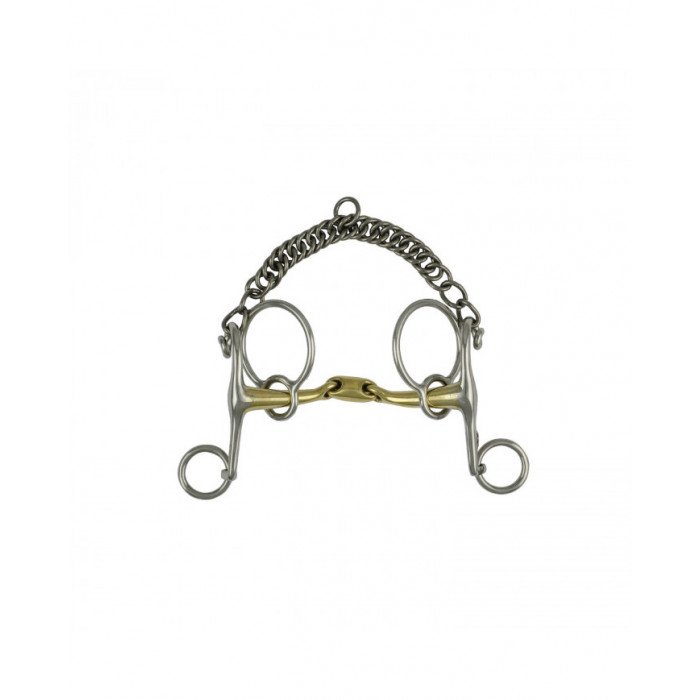 Bocado  Pelham Spezzat con grandes anillos en el cañón 52,38 €