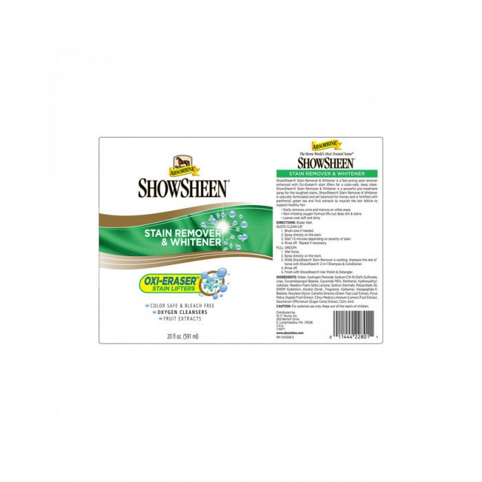 Shampoo  Showsheen Stain Remover & Whitener 591 Ml 25,33 €