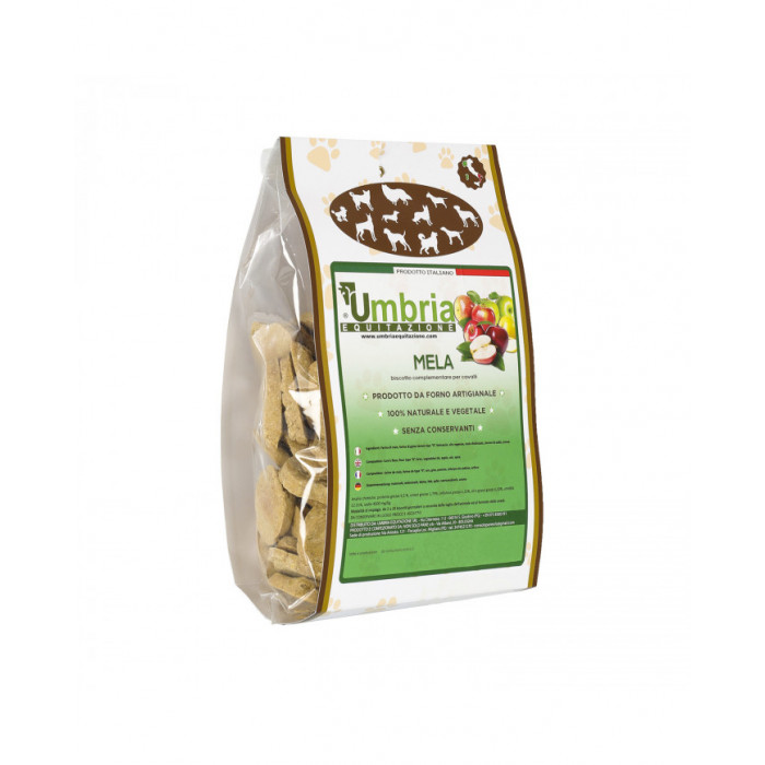 Umbria Equitazione Biscotti per cavalli al gusto di banana. 1 kg