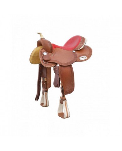 Selle Barrel Monta Western  Sella Barrel Pools Modello Color 5020 Red Seat 994,67 €