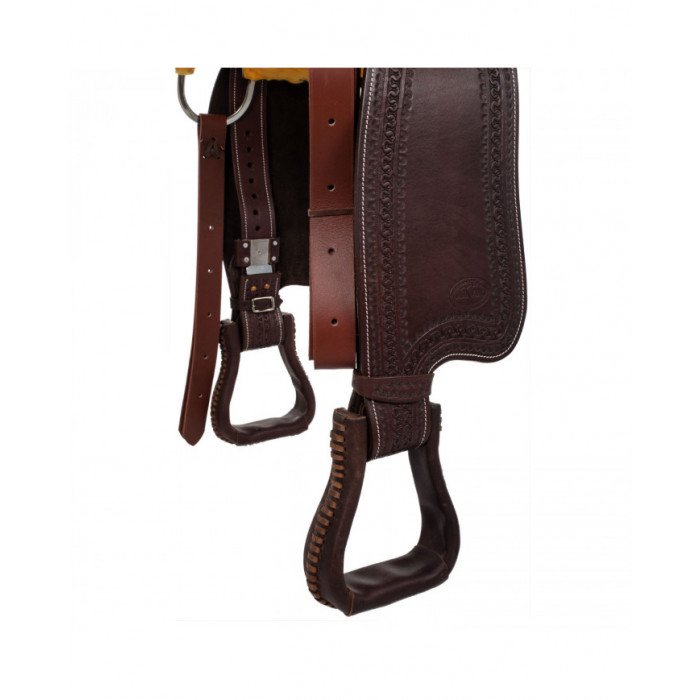 sillas barril  Sello Flower de cuero de grano de ajuste de acero inoxidable de sillín occidental 2815 677,46 €