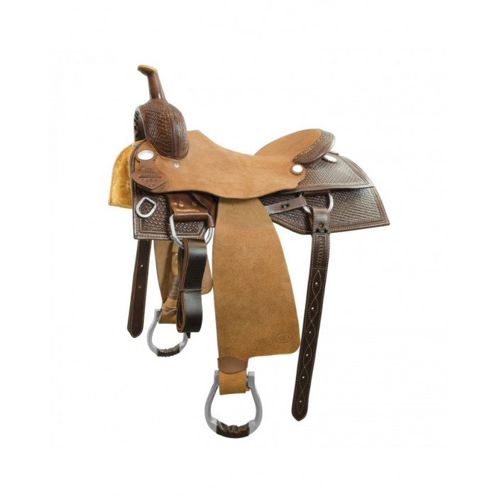 Selle da Lavoro Monta Western Sella Cutter Pools Genuine Modello 7070 Quarter 1,00&nbsp;€