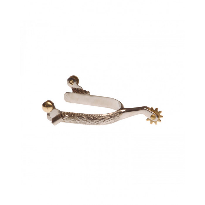 Espuela y Repuestos  Espuela Western Inox Flores 26,15 € Espuela y Repuestos  Espuela Western Inox Flores 26,15 €