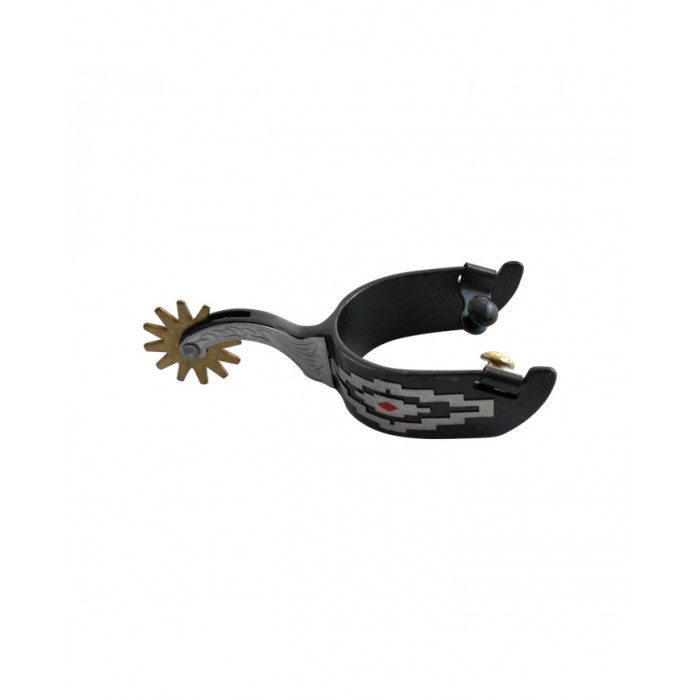 éperon et pièces de rechange  Décor navajo éperon occidentaux brunis 47,46 € éperon et pièces de rechange  Décor navajo éperon occidentaux brunis 47,46 €