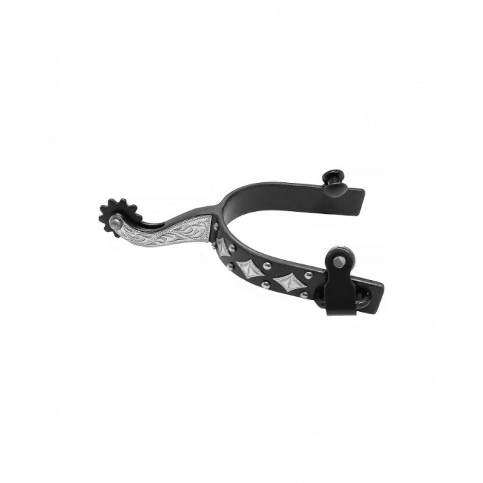 éperon et pièces de rechange  éperon Western Pools Noirs Avec Décorations Inox 56,15 € éperon et pièces de rechange  éperon Western Pools Noirs Avec Décorations Inox 56,15 €