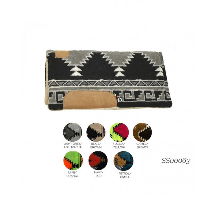 Saddlepad Western Pile Wool Saddle Saddlepad Removable 88,93&nbsp;€