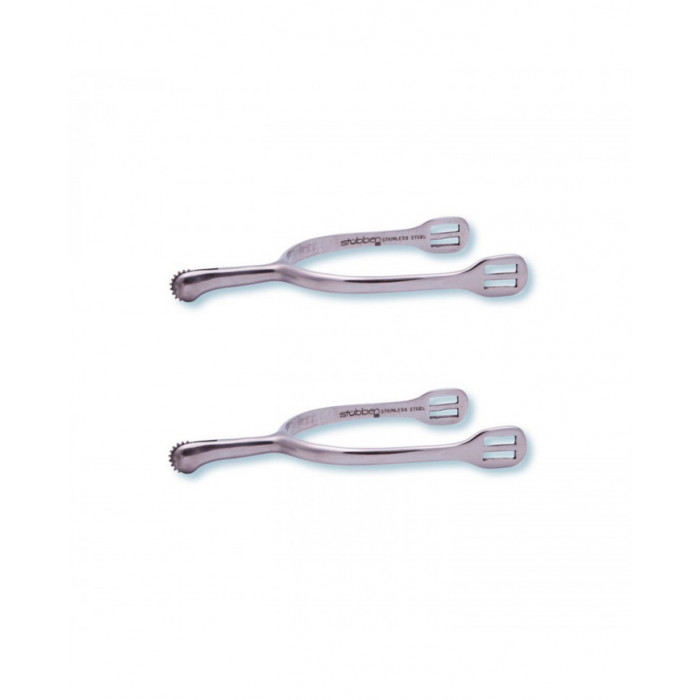Broschen  Stubben Spezial-Dressursporen. 45mm. Zahnreihe 1 Paar 53,20 € Broschen  Stubben Spezial-Dressursporen. 45mm. Zahnreihe 1 Paar 53,20 €