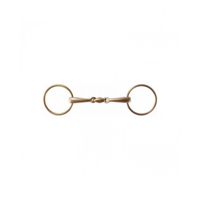 Gebisse Stubben Loose Ring Snaffle goldener Ring. Dicke 16mm. Ring 70 mm 1 St 88,11&nbsp;€