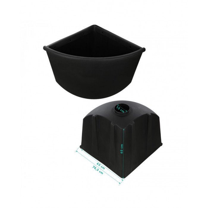 Comederos  Pesebre Angular En Polietileno 70,5 X 70,5 X 65cm 228,28 €