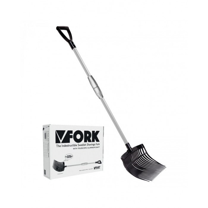 Nettoyage stable  Emballage de poignée télescopique en aluminium à fourche en V arrondie 46,64 €