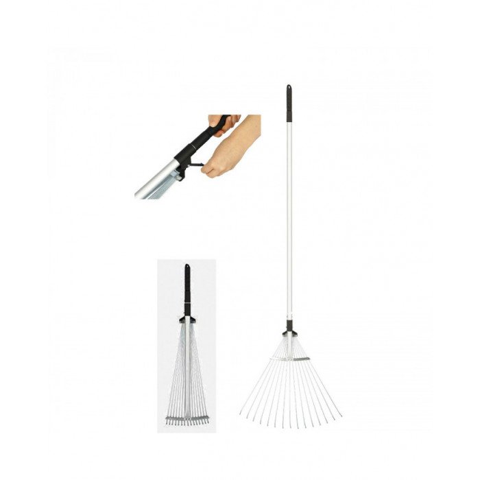 Nettoyage stable Râteau télescopique en métal X Poubelle 3210380 19,59&nbsp;€