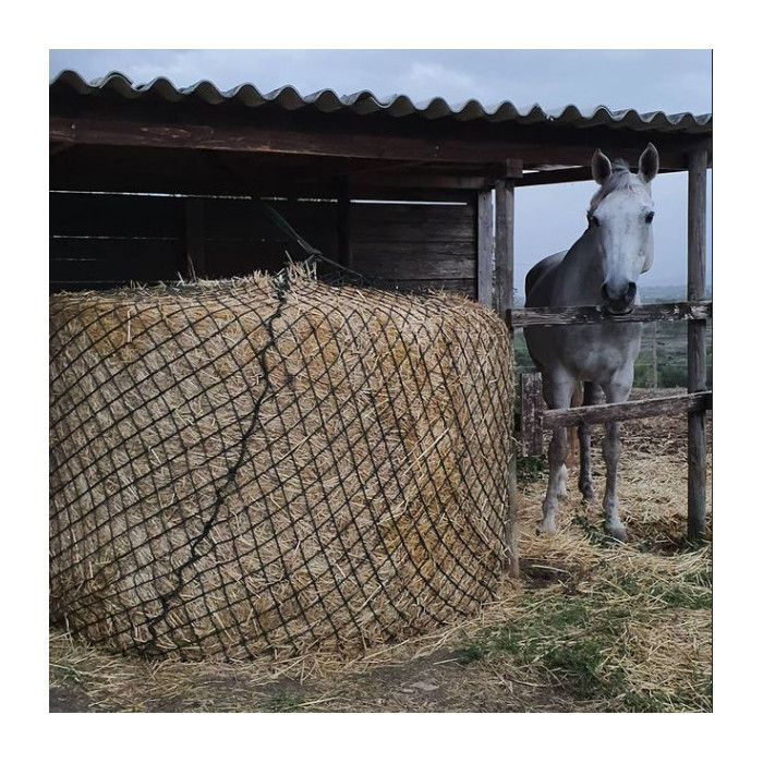 Bastidores de heno  Equitime red de heno para pacas redondas Mesh 7x7 Cm 98,35 € Bastidores de heno  Equitime red de heno para pacas redondas Mesh 7x7 Cm 98,35 €