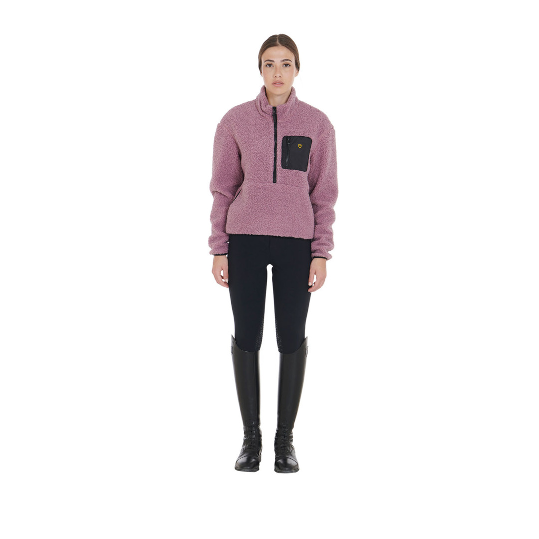 Sudadera con cuello redondo  Felpa Donna in Pile Ricciolo Con Tasca a Marsupio 97,54 € Sudadera con cuello redondo  Felpa Donna in Pile Ricciolo Con Tasca a Marsupio 97,54 €