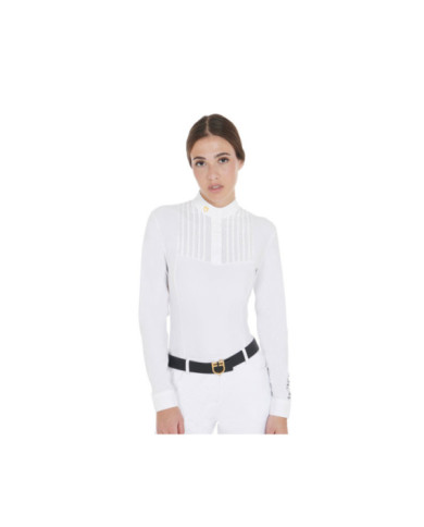 Competition polo  Polo Donna Slim Fit Con Cotone Plissettato 81,96 € Competition polo  Polo Donna Slim Fit Con Cotone Plissettato 81,96 €