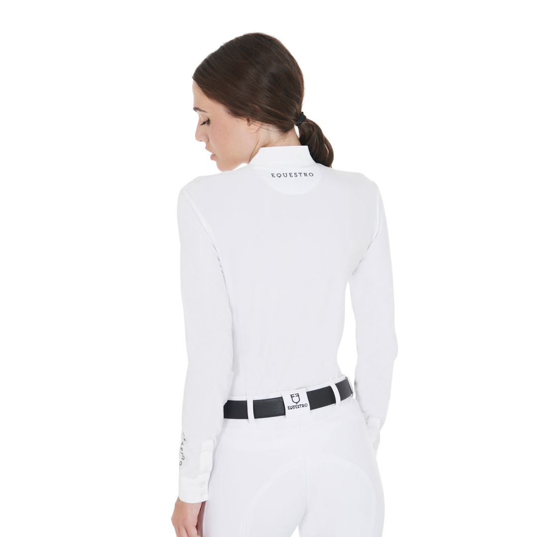Polo de competición  Polo Donna Slim Fit Con Cotone Plissettato 81,96 € Polo de competición  Polo Donna Slim Fit Con Cotone Plissettato 81,96 €
