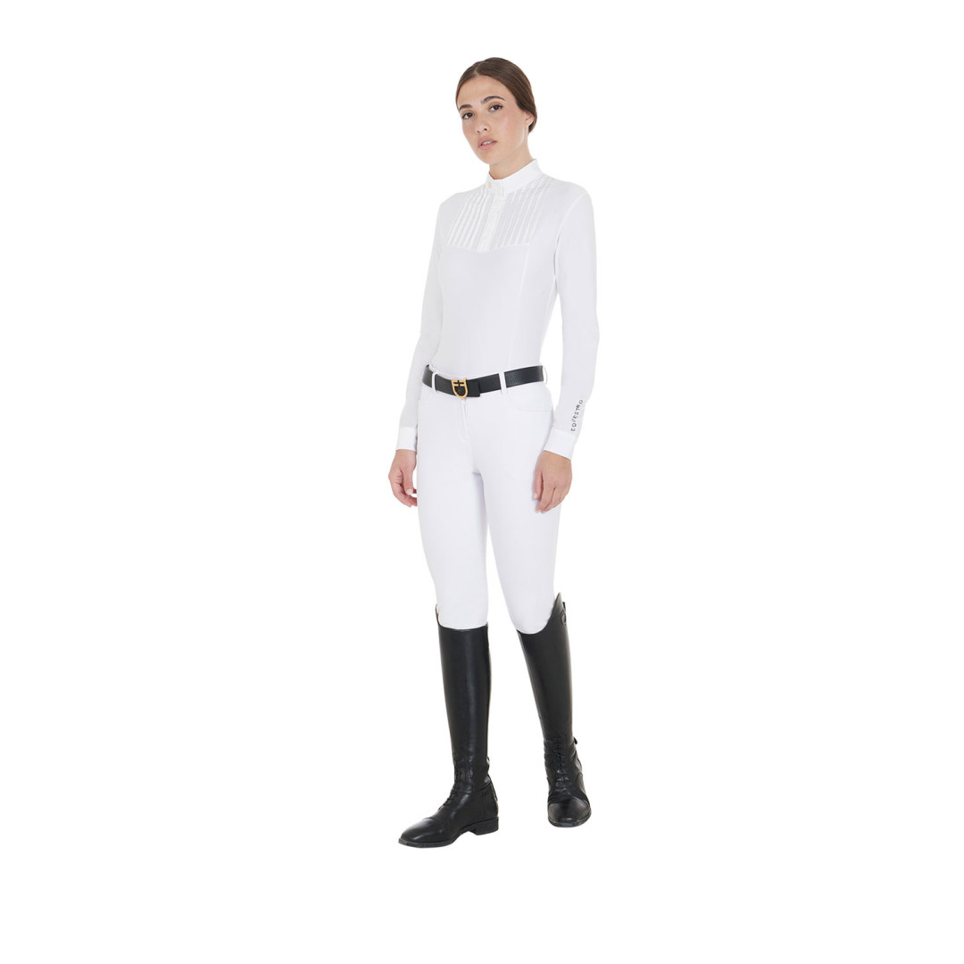Polo de competición  Polo Donna Slim Fit Con Cotone Plissettato 81,96 € Polo de competición  Polo Donna Slim Fit Con Cotone Plissettato 81,96 €